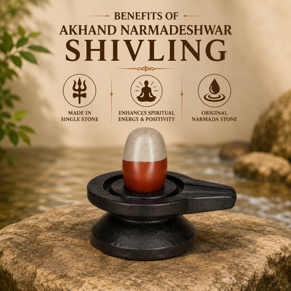 2 Inch Shivling with 4 Inch Damru Jaldhari