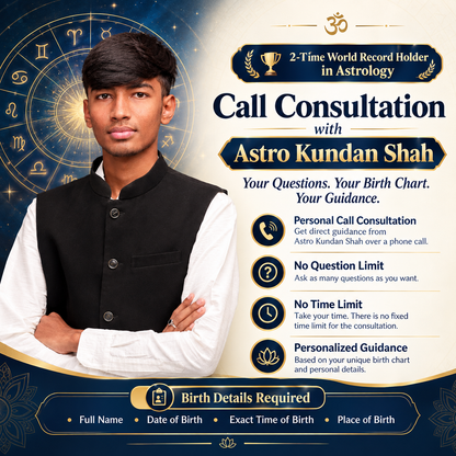 Call Consultation with Astro Kundan Shah