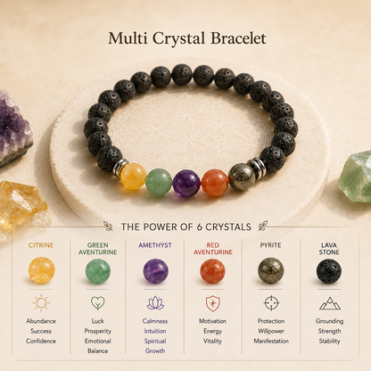 Multi Crystal Bracelet