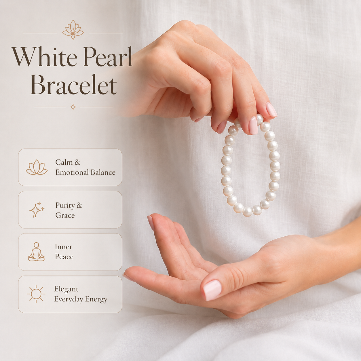 Pearl White Bracelet
