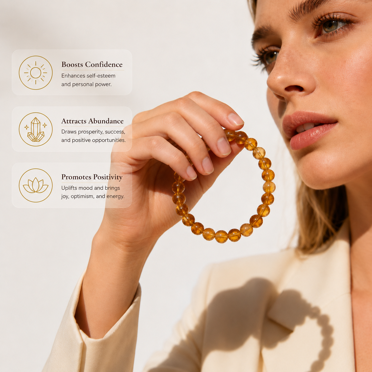 Yellow Citrine Bracelet
